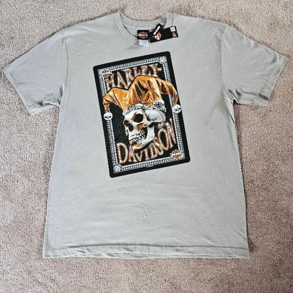 Skull Jester Harley Davidson T-Shirt